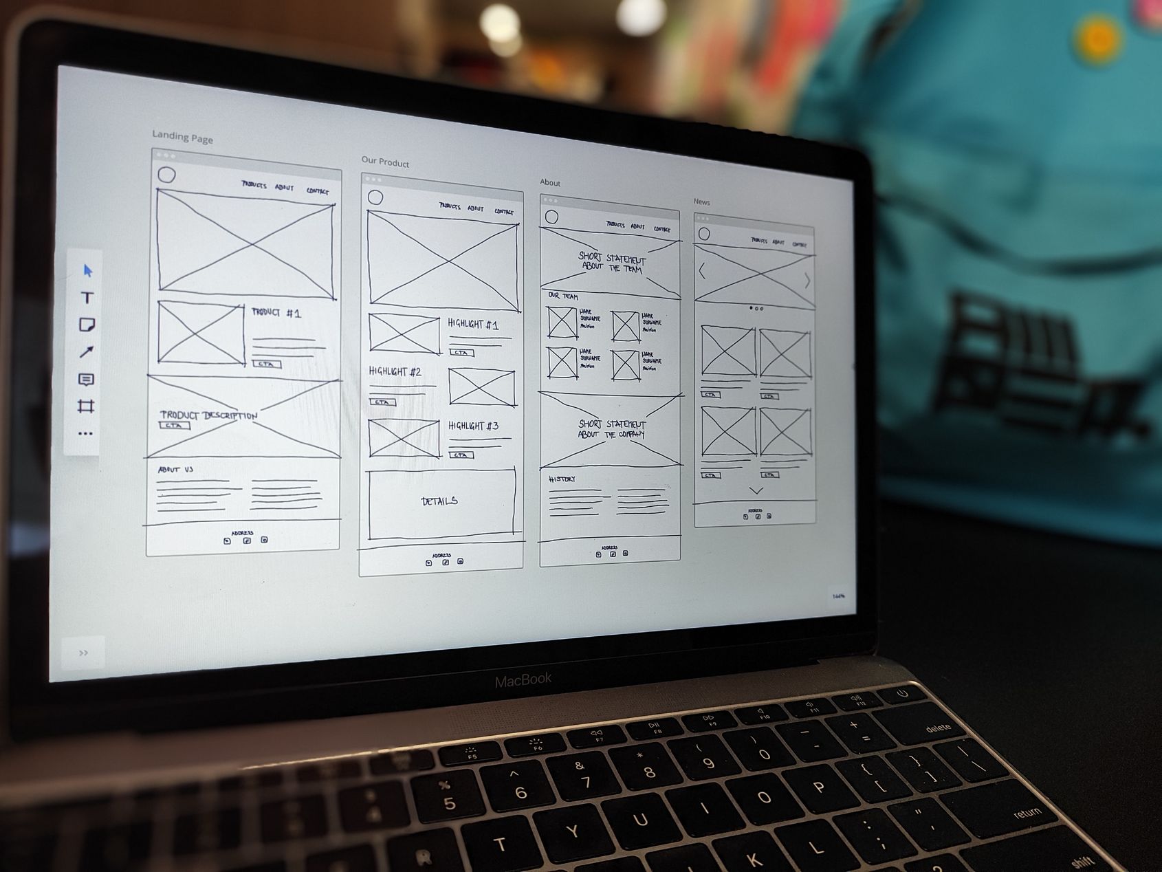 what is a wireframe for a website