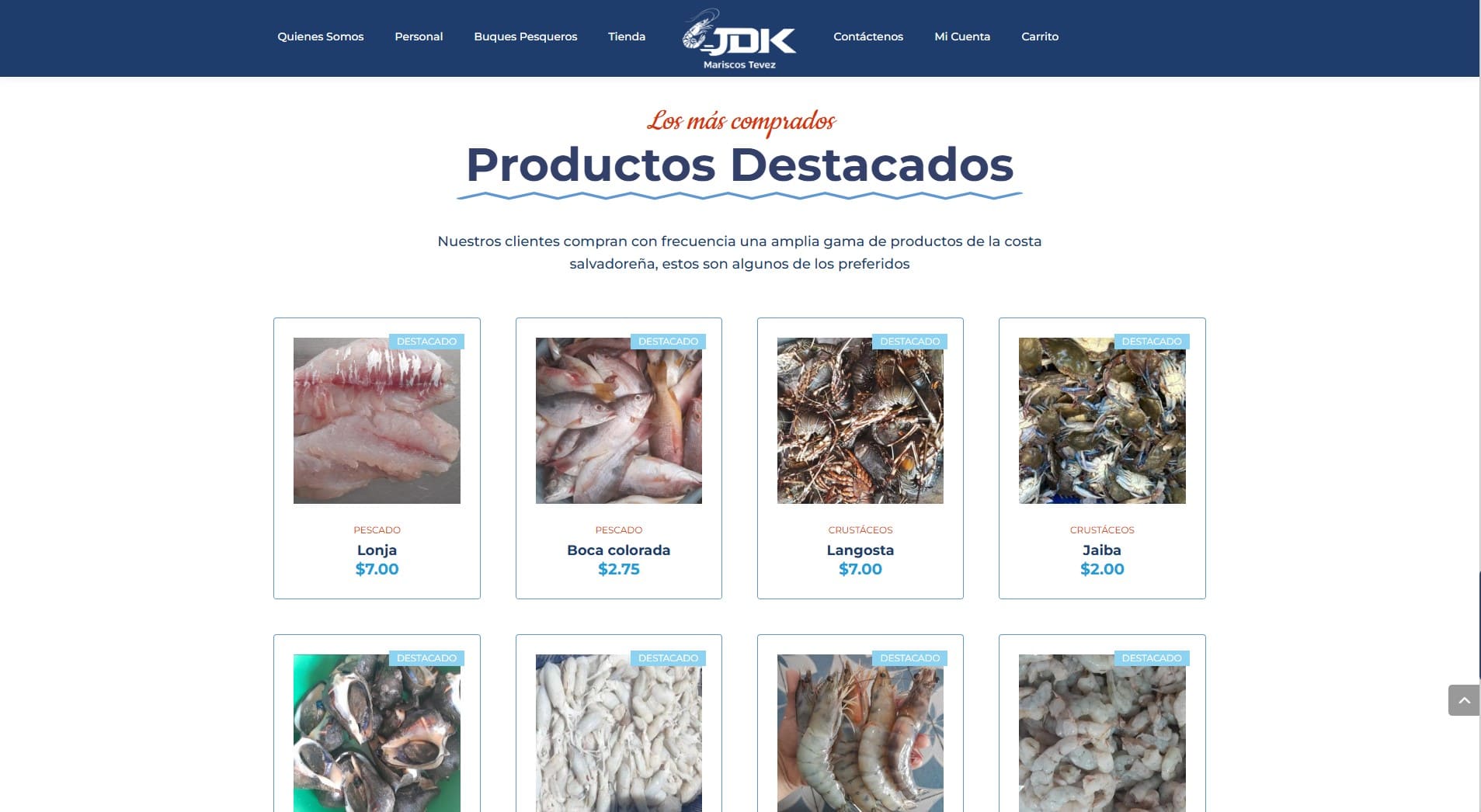 Productos destacados